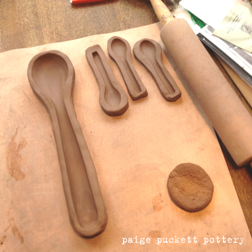 handmade ceramic spoon mold