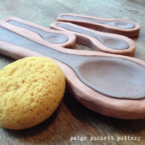 handmade ceramic spoon mold