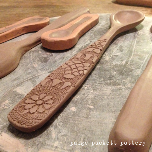 handmade ceramic spoon 