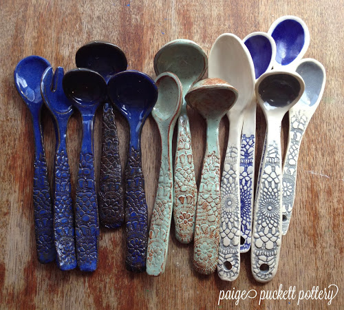 handmade ceramic spoon 