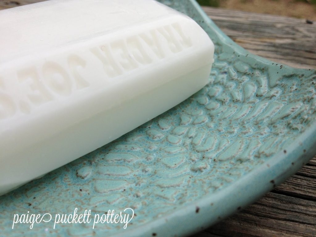 handbuilt ceramic soap dish