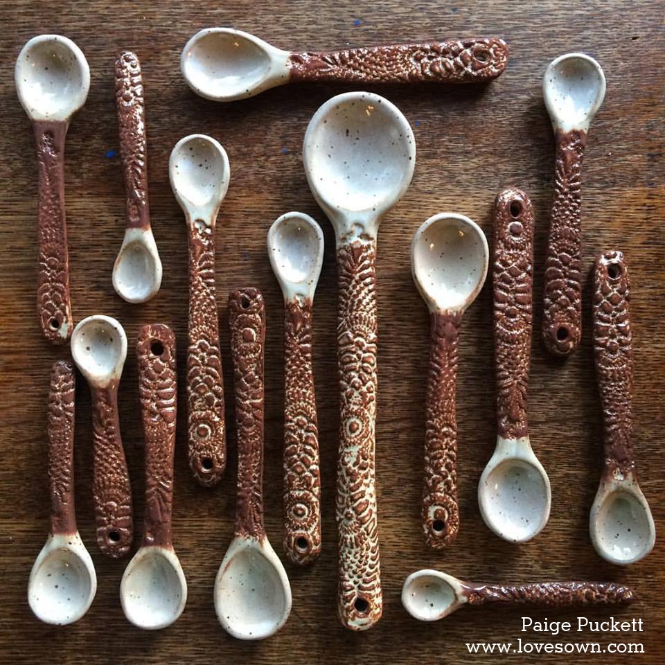 How to glaze the whole ceramic spoon