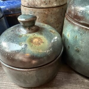 Aurora Green over Black Walnut Mayco Glazes