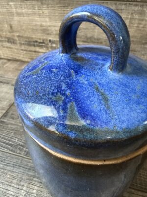 Indigo Lidded Canister 1