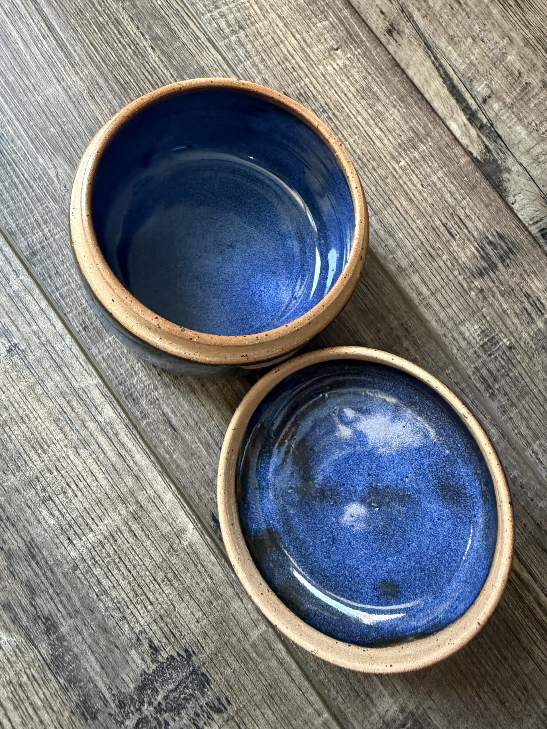 Indigo Lidded Canister 2 - Image 5