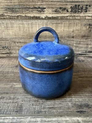 Indigo Lidded Canister 3
