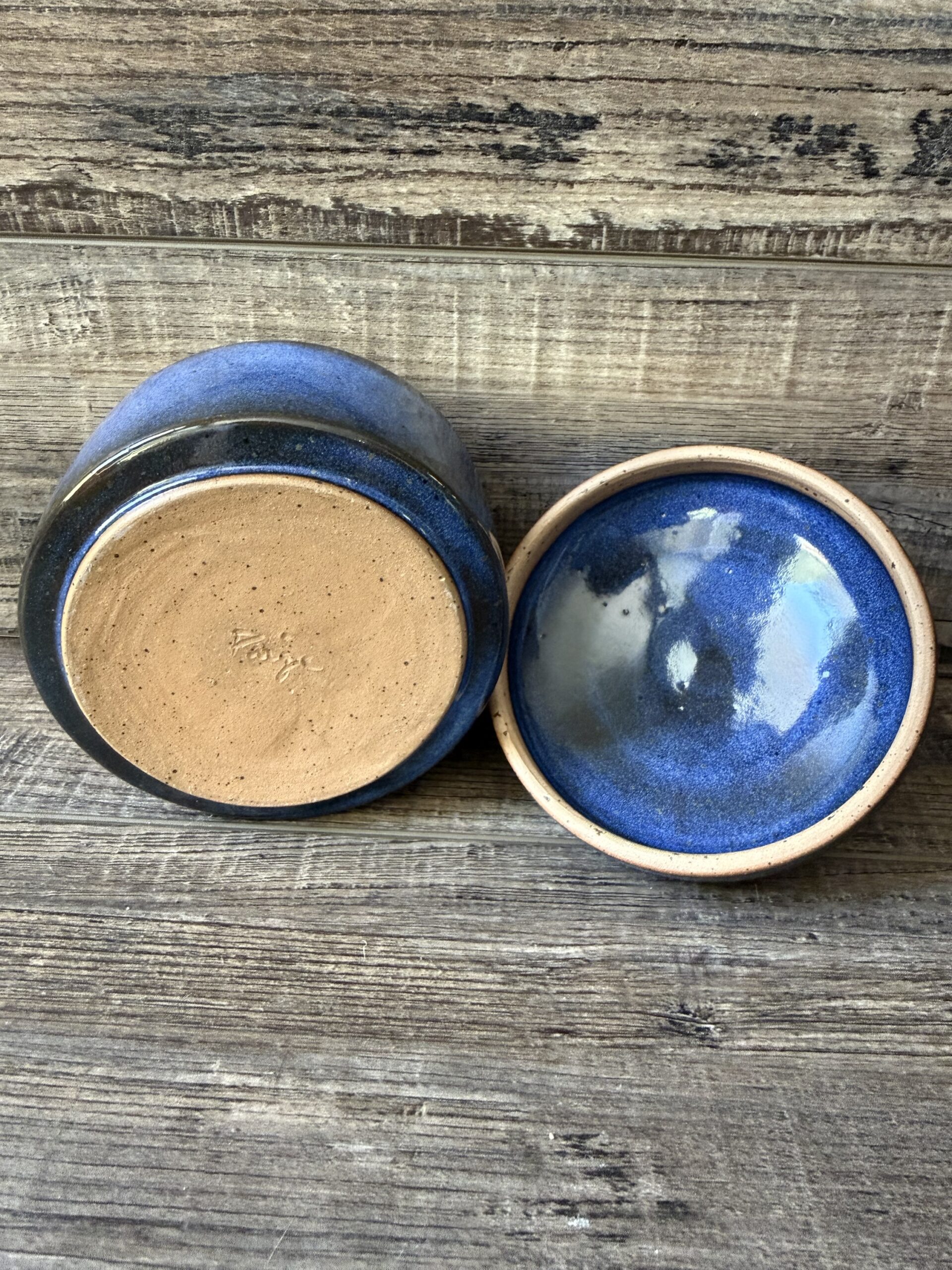 Indigo Lidded Canister 3 - Image 3