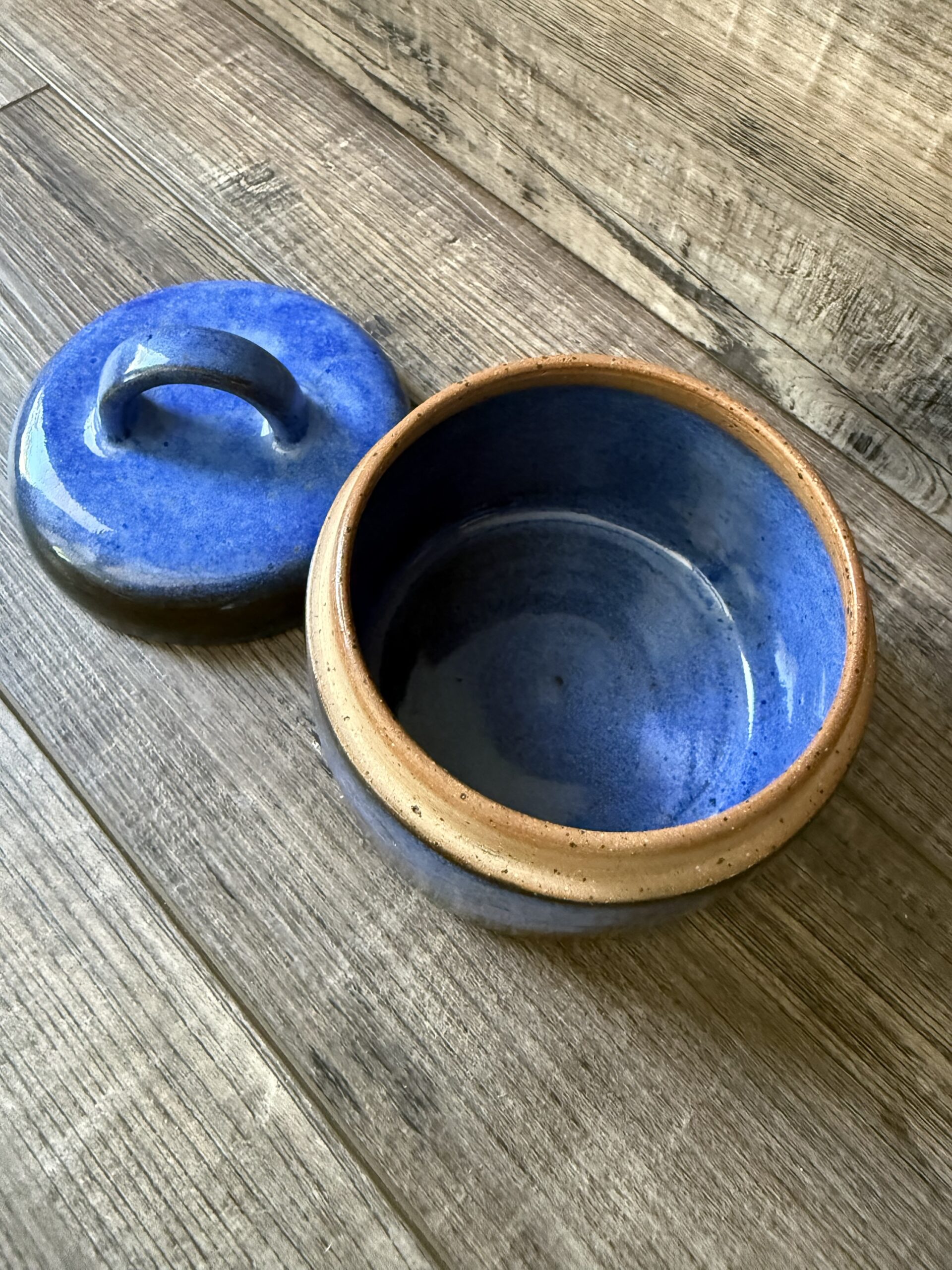 Indigo Lidded Canister 4 - Image 6