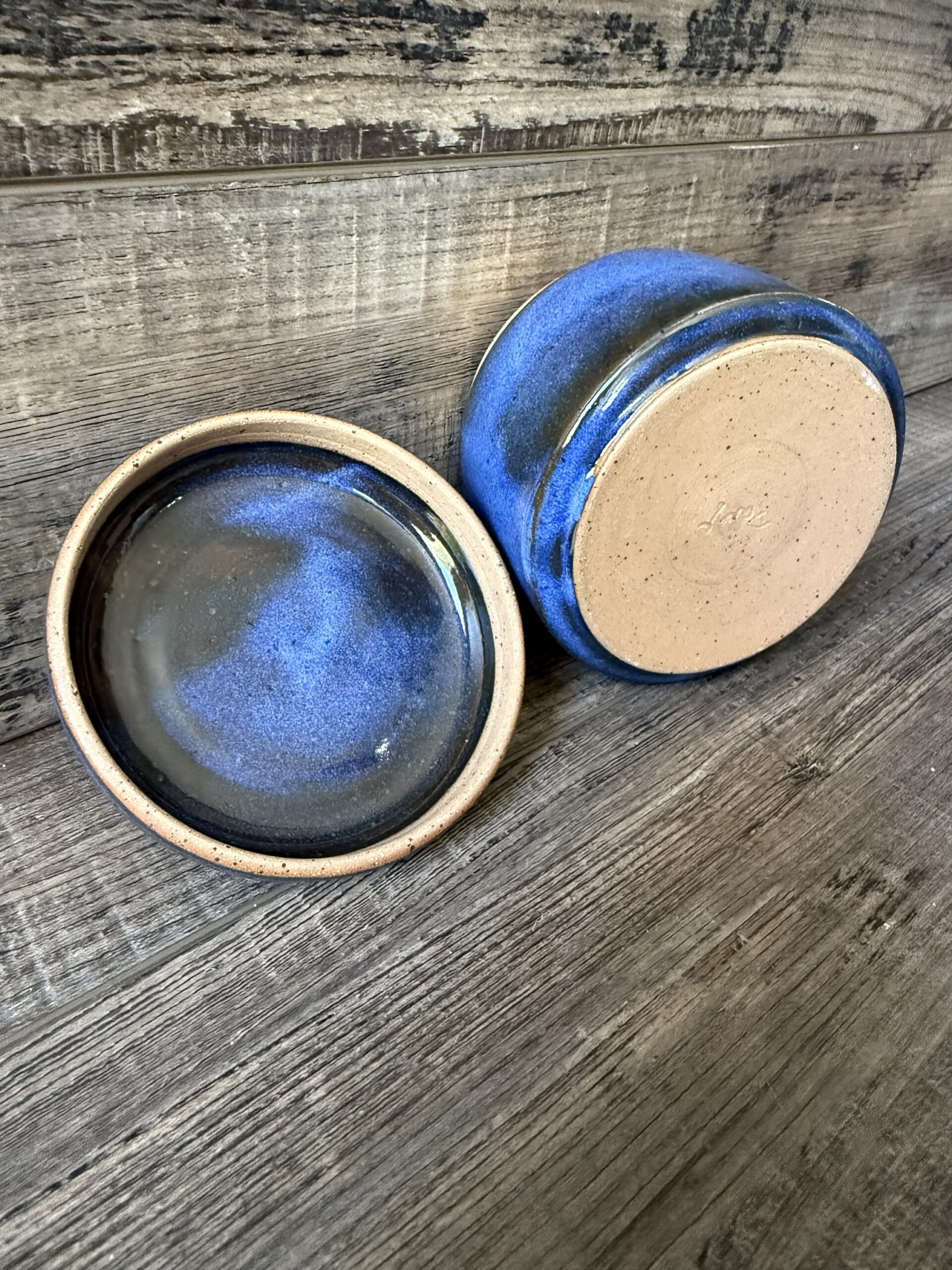 Indigo Lidded Canister 4 - Image 4