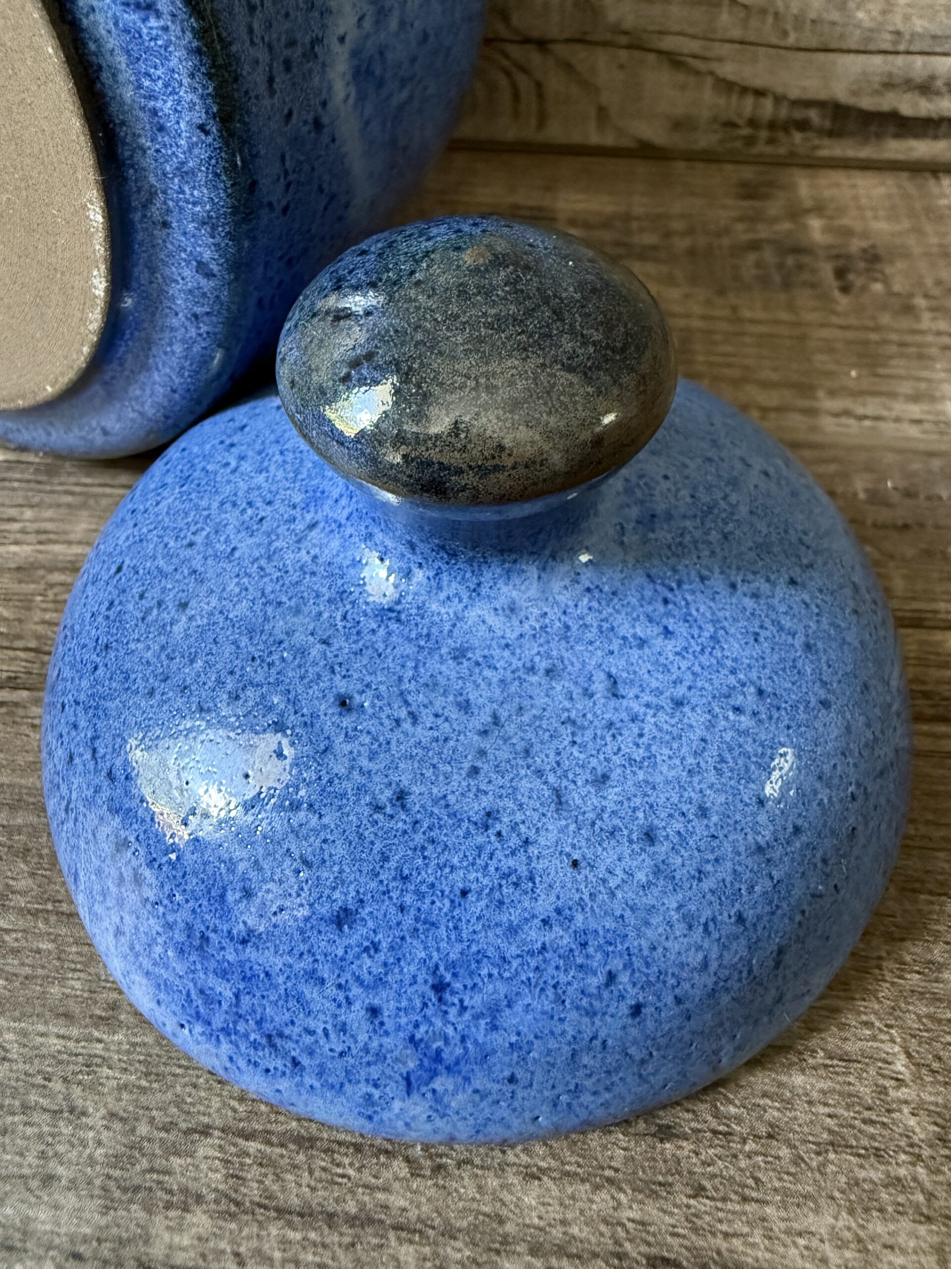 Indigo Lidded Canister 5 - Image 2